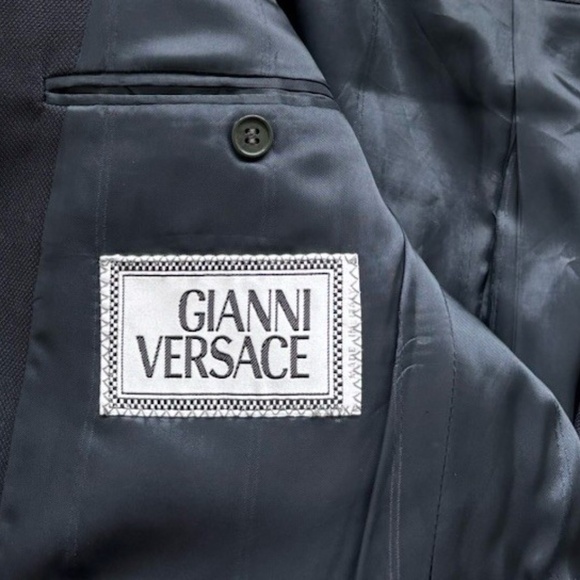 Gianni Versace Blazer Jacket Wool Buttons Medusa Sz 50 us *Vintage* - Picture 9 of 10